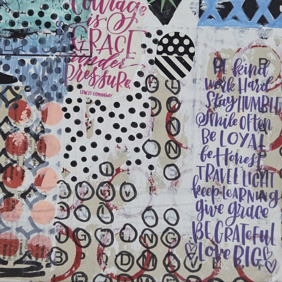 Inspirational Abstract Multicolor - One of a Kind - Picture 3 of 4